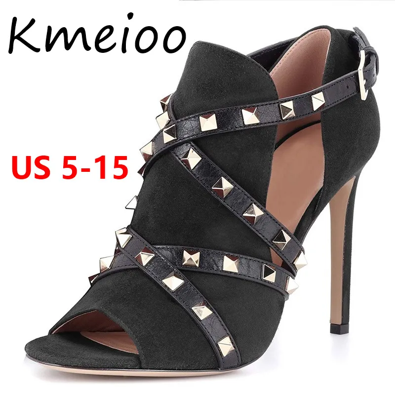Kmeioo Shoes Woman US Size 5-15 Rivets Pumps Women Shoes Peep Toe High Heels Ladies Shoes Wedding Shoes Slip On Stiletto
Kmeioo Shoes Woman US Size 5-15 Rivets Pumps Women Shoes Peep Toe High Heels Ladies Shoes Wedding Shoes Slip On Stiletto