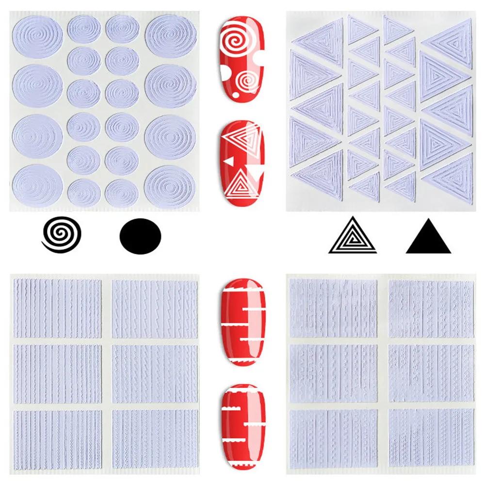12 Sheets Nail Art Guide Tips Hollow Stencils Sticker Nail Design French Manicure Template 3D Nail Art Decals Form Styling Tool
12 Sheets Nail Art Guide Tips Hollow Stencils Sticker Nail Design French Manicure Template 3D Nail Art Decals Form Styling Tool