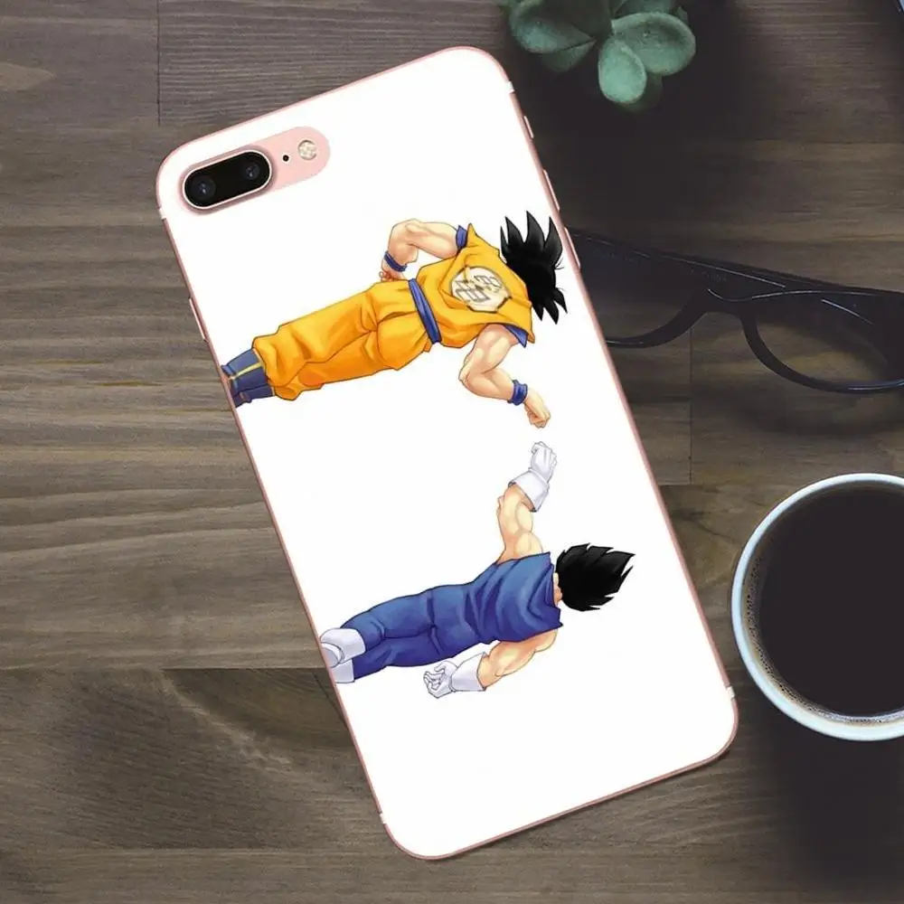 Goku And Vegeta Dragon Ball Z мягкое Новое поступление для Huawei G8 Honor 5C 5X 6 6X 7 8 9 Y5II Mate P7 P8 P9 P10 P20 Lite