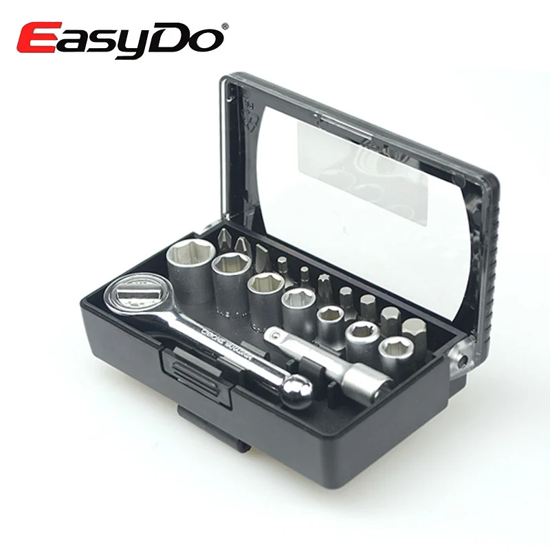 EasyDo Wrench Bicycle Repair Tools Kit 16 Functions 2.5/3/4/5/6/8mm Hex T25 Disc Screwdriver Cycling MTB Bike Repair Sets
EasyDo Wrench Bicycle Repair Tools Kit 16 Functions 2.5/3/4/5/6/8mm Hex T25 Disc Screwdriver Cycling MTB Bike Repair Sets