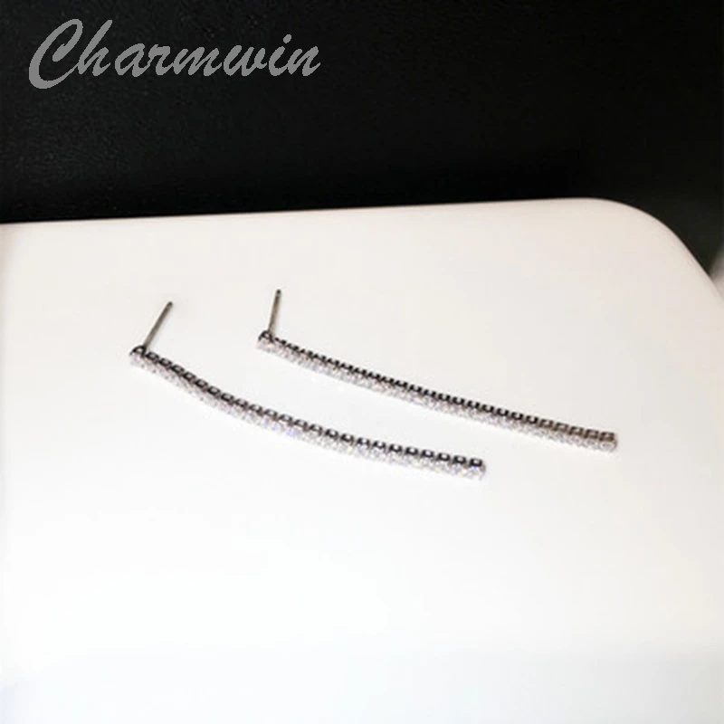 Charmwin Новое поступление, длинные модные женские серьги, Висячие фирменные ювелирные изделия, стразы для женщин, PE1197
Charmwin Новое поступление, длинные модные женские серьги, Висячие фирменные ювелирные изделия, стразы для женщин, PE1197