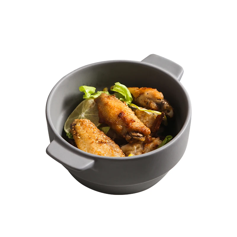 RUX WORKSHOP Solid color binaural round ceramic bowl rice salad fruit bowl 4 colors restaurant tableware decoration
RUX WORKSHOP Solid color binaural round ceramic bowl rice salad fruit bowl 4 colors restaurant tableware decoration