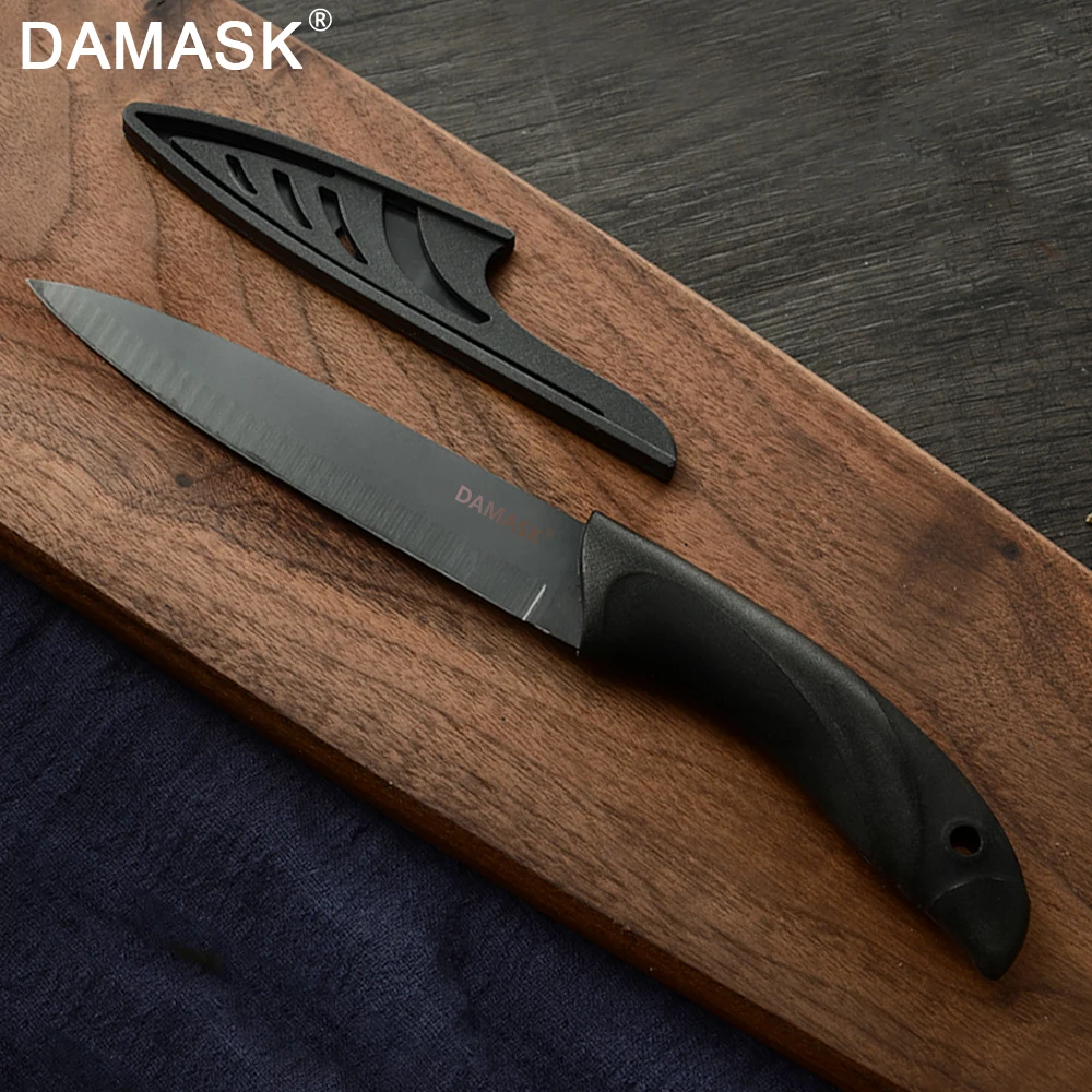 Damask Knife Kitchen Set Cutlery Knife 3.5" 5" 7" 8" Paring Utility Santoku Slicing Chef Knife Stainless Steel Blade With Covers
Damask Knife Kitchen Set Cutlery Knife 3.5" 5" 7" 8" Paring Utility Santoku Slicing Chef Knife Stainless Steel Blade With Covers