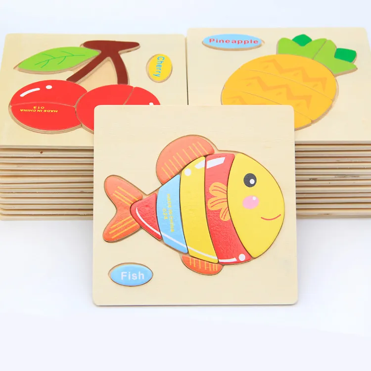 Cartoon 3D Puzzle Jigsaw Wooden Toys For Children Cute Animal Traffic Puzzles Intelligence for Kids Baby Early Educational Toys
Cartoon 3D Puzzle Jigsaw Wooden Toys For Children Cute Animal Traffic Puzzles Intelligence for Kids Baby Early Educational Toys