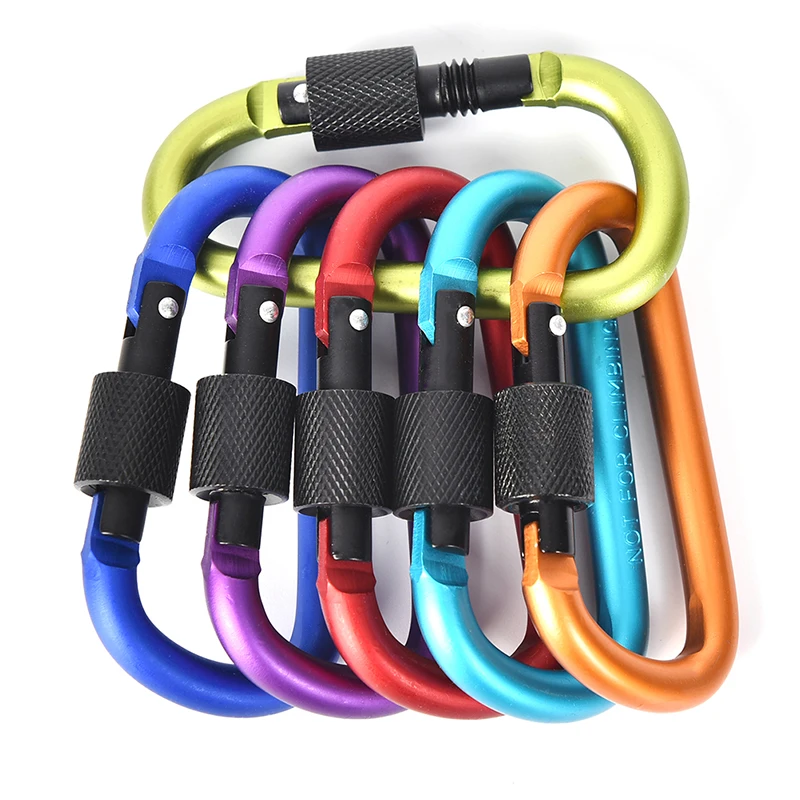 1pc carabiner Aluminum Carabiner D-Ring Key Chain Clip Camping Keyring Snap Hook Outdoor Travel Kit
1pc carabiner Aluminum Carabiner D-Ring Key Chain Clip Camping Keyring Snap Hook Outdoor Travel Kit