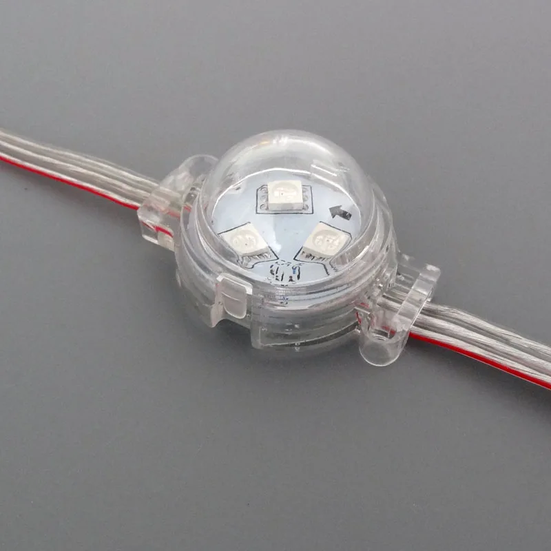 DC12V 30mm WS2811;addressable led smart module;0.72W;RGB full color;clear Convex cover;IP68 rated;with clear wire
DC12V 30mm WS2811;addressable led smart module;0.72W;RGB full color;clear Convex cover;IP68 rated;with clear wire