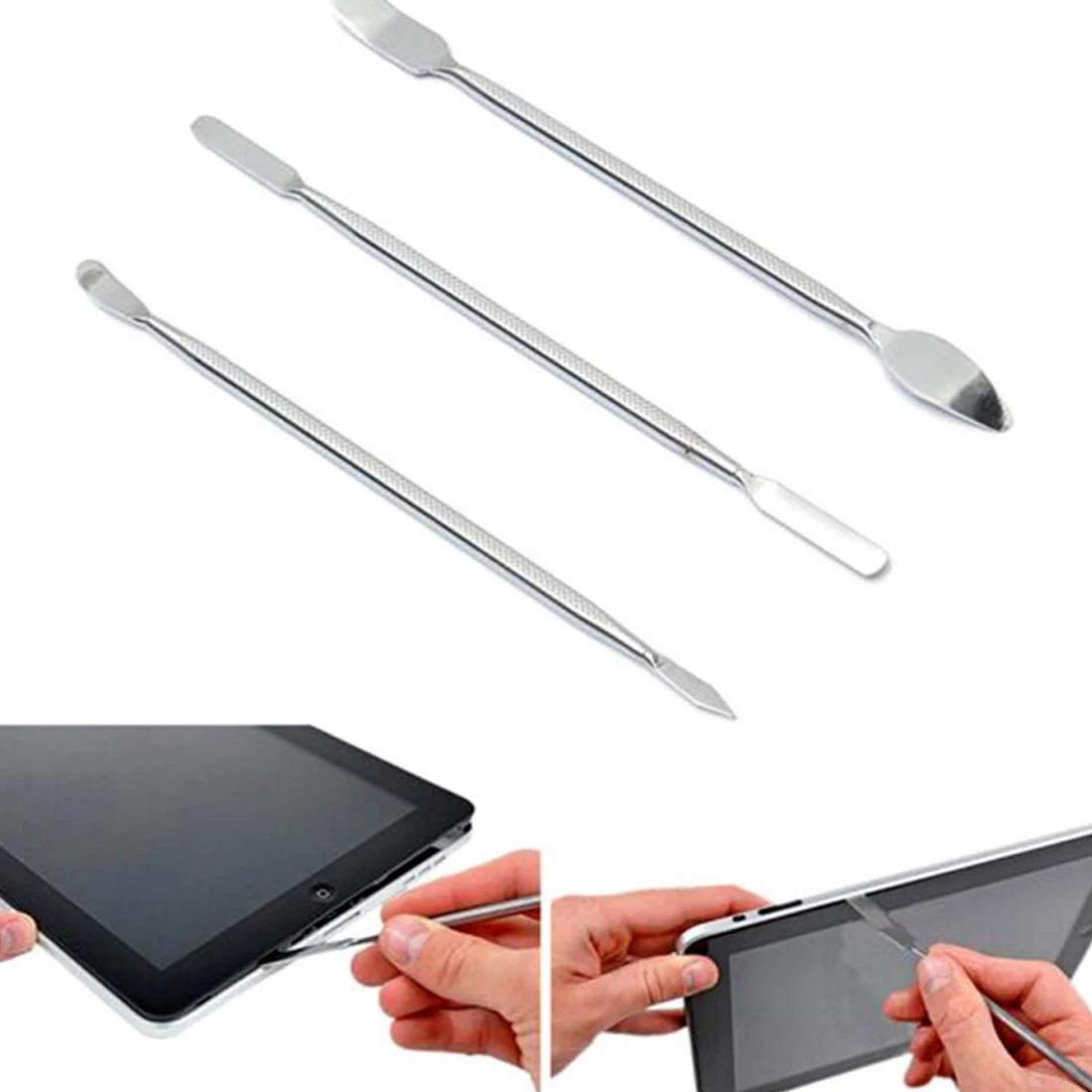 3pcs Universal Mobile Phone Repair Opening Tool Metal Spudger Kits Disassemble Crowbar Metal Steel Pry Phone Hand Tool Set
3pcs Universal Mobile Phone Repair Opening Tool Metal Spudger Kits Disassemble Crowbar Metal Steel Pry Phone Hand Tool Set