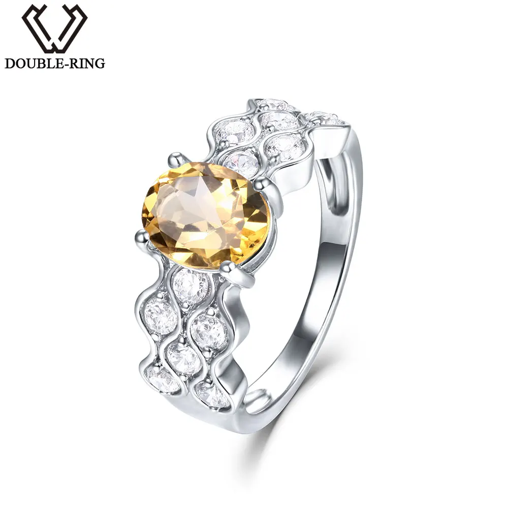 DOUBLE-R Real 925 Sterling Silver 1.6ct Natural Citrine Gemstone Ring Embroidery
DOUBLE-R Real 925 Sterling Silver 1.6ct Natural Citrine Gemstone Ring Embroidery