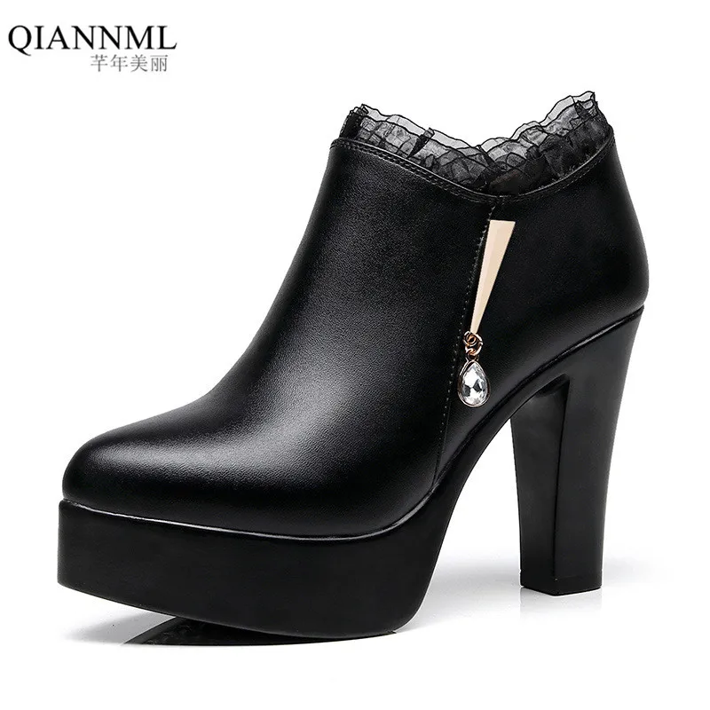 Block Heel Split Leather Shoes Woman 2022 Autumn Deep Mouth Lace Platform Pumps Women High Heels Office Shoes Black 41 42 43
Block Heel Split Leather Shoes Woman 2022 Autumn Deep Mouth Lace Platform Pumps Women High Heels Office Shoes Black 41 42 43