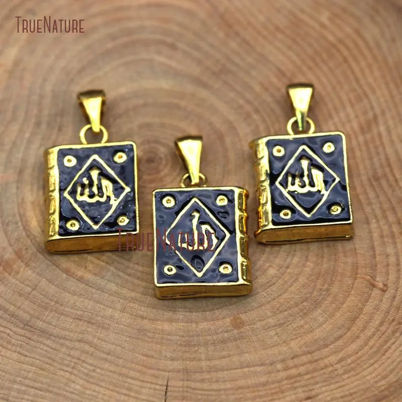 PM7461 Copper Jewelry Black Enamel Rectangle Shape Allah Muslim Religious Pendant Gold Plated Gift Ideas
PM7461 Copper Jewelry Black Enamel Rectangle Shape Allah Muslim Religious Pendant Gold Plated Gift Ideas