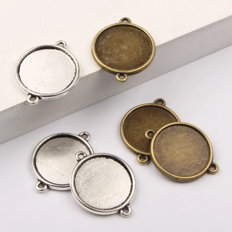 reidgaller 20pcs fit 20mm round cabochon setttings double side blank bracelet connector base trays diy jewelry findings
reidgaller 20pcs fit 20mm round cabochon setttings double side blank bracelet connector base trays diy jewelry findings