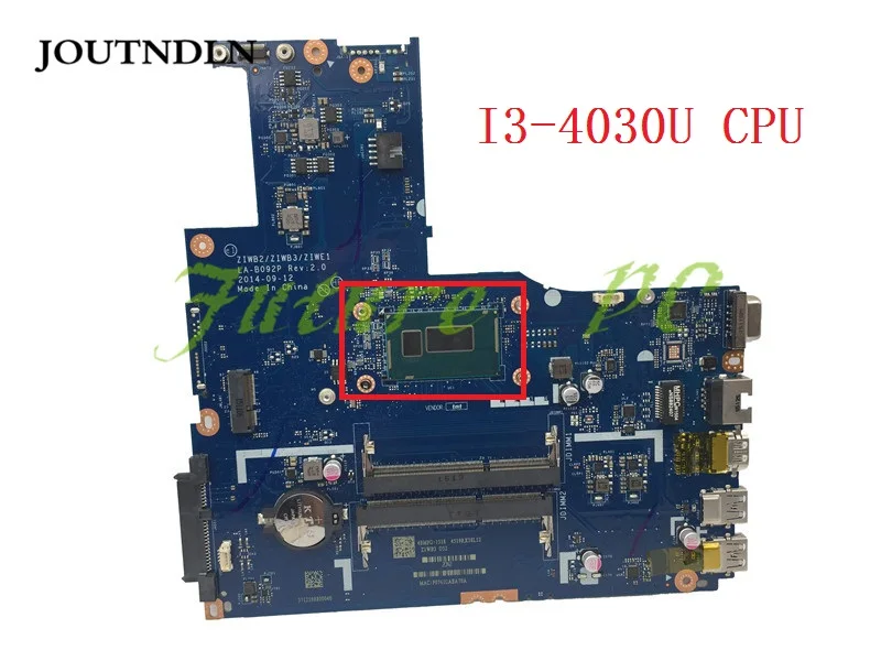 JOUTNDLN для lenovo B50 70 серийная материнская плата ноутбука 5B20G46170 ZIWE1 ZIWB2 ZIWB3 LA B092P DDR3 W/I3