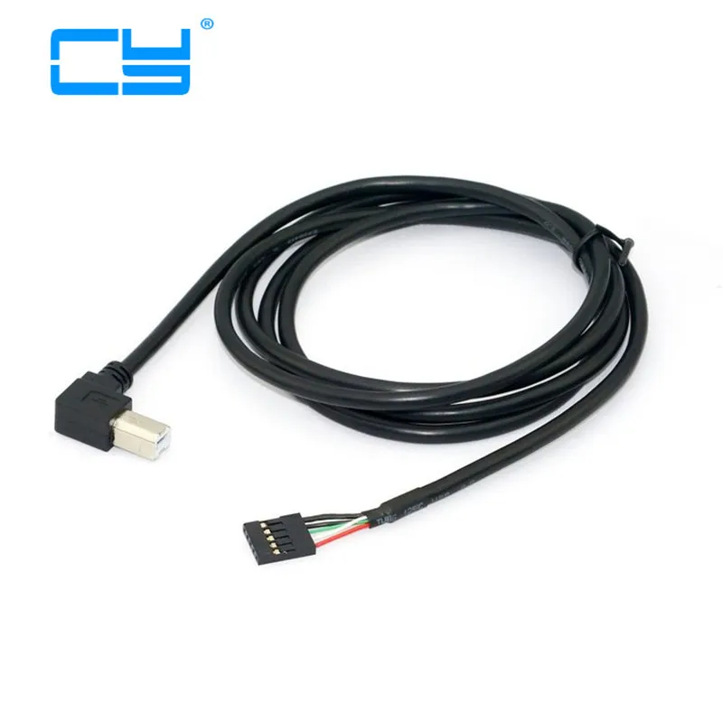 4FT 1.2m USB 2.0 Type-B Male 90 Degree Right Angled Type to Pitch 2.54mm 5pin Housing Cable
4FT 1.2m USB 2.0 Type-B Male 90 Degree Right Angled Type to Pitch 2.54mm 5pin Housing Cable