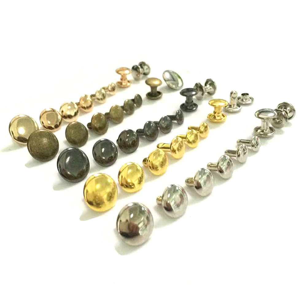 50pcs/pack high quality double sided nails arc round head plating clothing shoes decoration rivets print fixing round rivets
50pcs/pack high quality double sided nails arc round head plating clothing shoes decoration rivets print fixing round rivets