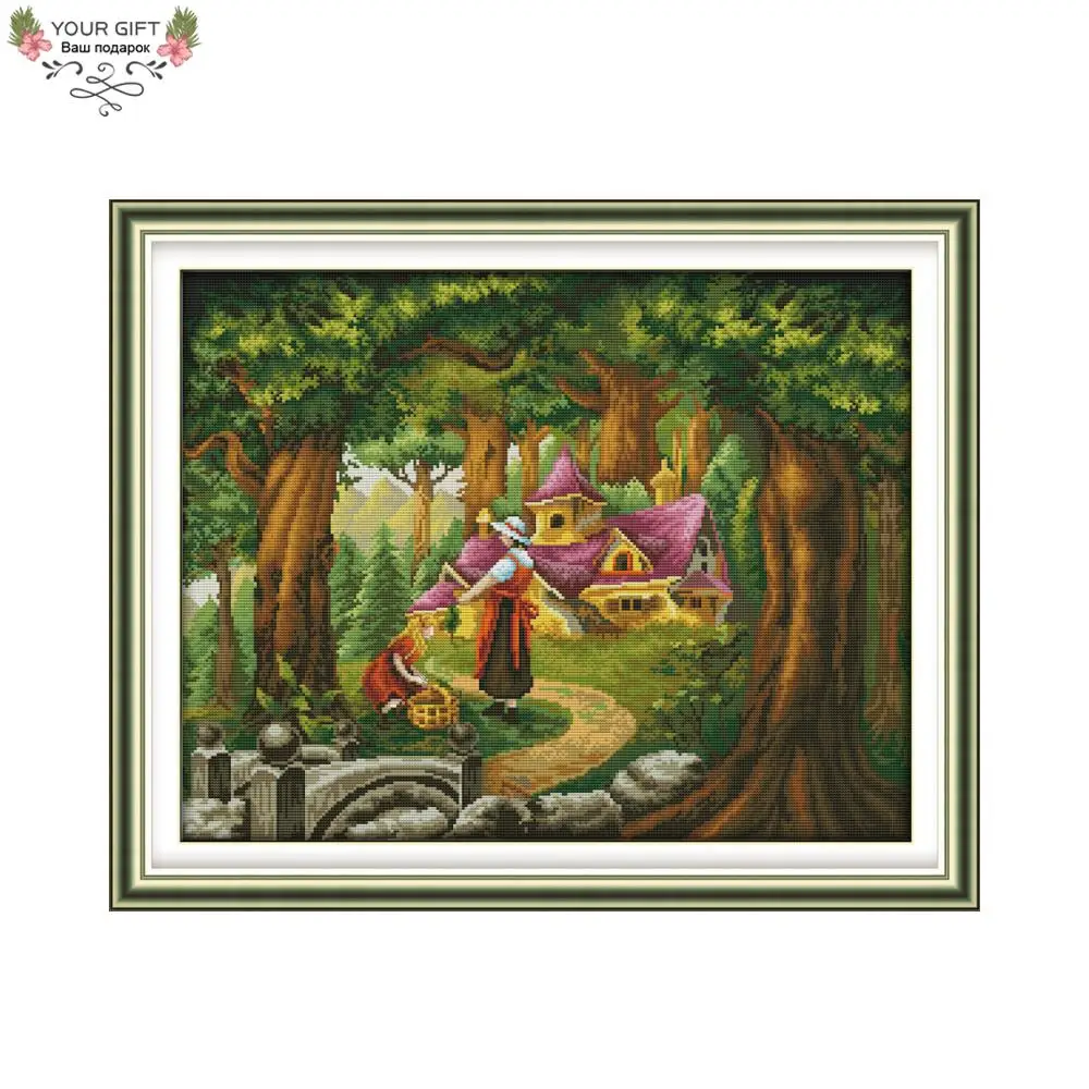 Joy Sunday сказочная хижина, домашний декор F881 14CT 11CT, подсчитанная штампованная лесная хижина, вышивка, Набор для вышивки крестиком «сделай сам»
Joy Sunday сказочная хижина, домашний декор F881 14CT 11CT, подсчитанная штампованная лесная хижина, вышивка, Набор для вышивки крестиком «сделай сам»