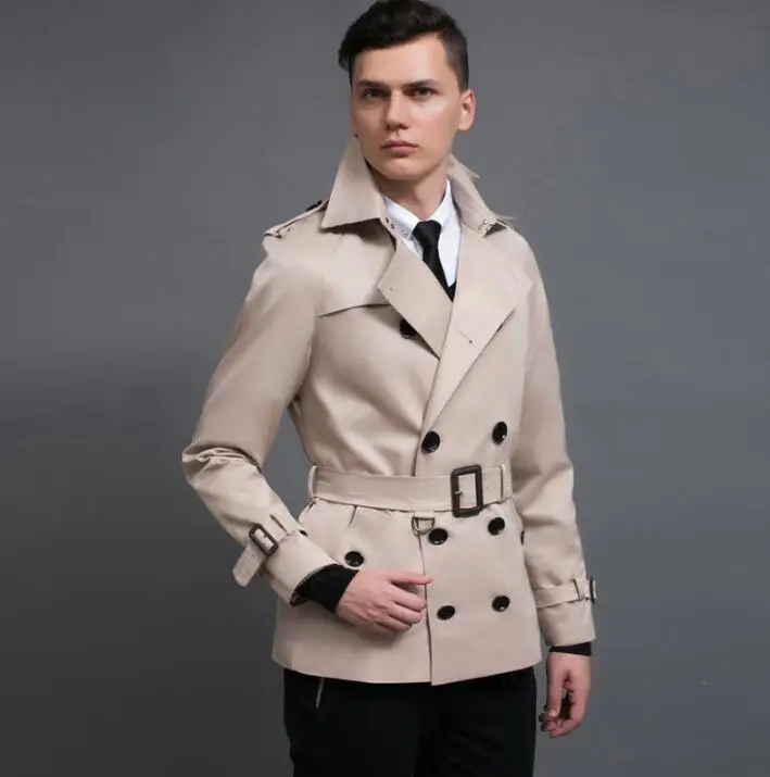 Free shipping 2020 new designer ouble breasted short trench coat mens overcoat long sleeve mens clothing business outerwear
Free shipping 2020 new designer ouble breasted short trench coat mens overcoat long sleeve mens clothing business outerwear