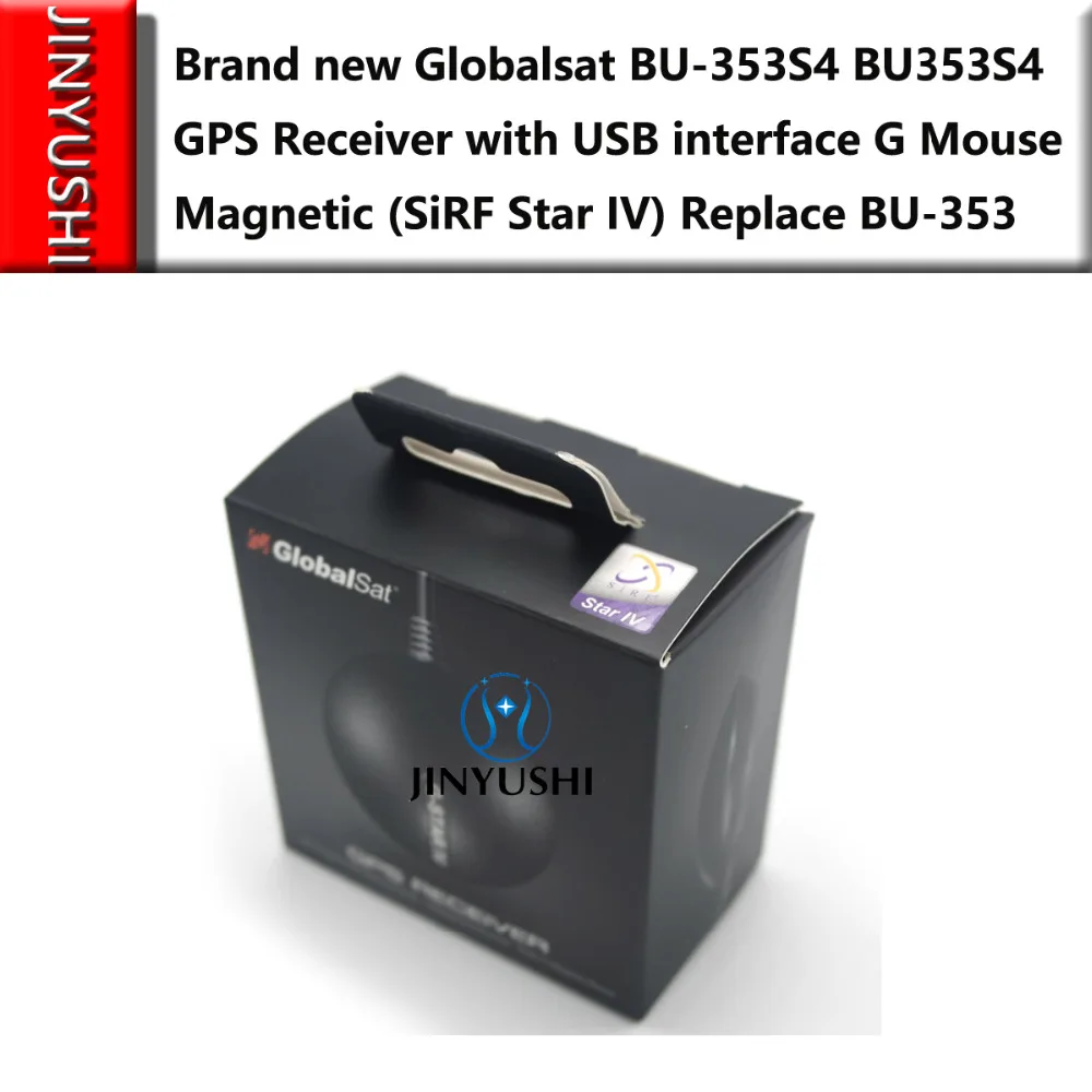 10 шт./лот Globalsat BU353S4 GlobalSat BU-353S4 кабель USB GPS приемник с интерфейсом G мышь магнитная