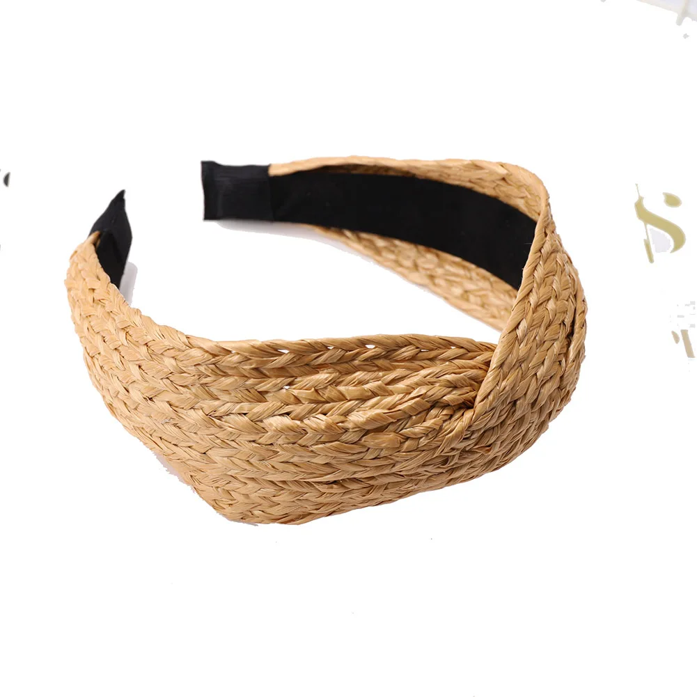 1PC Bohemian Straw Woven Cross knot Hairband Boho Handmade Headband Hairbands Girls Boho Hair Hoop Hair accessories
1PC Bohemian Straw Woven Cross knot Hairband Boho Handmade Headband Hairbands Girls Boho Hair Hoop Hair accessories