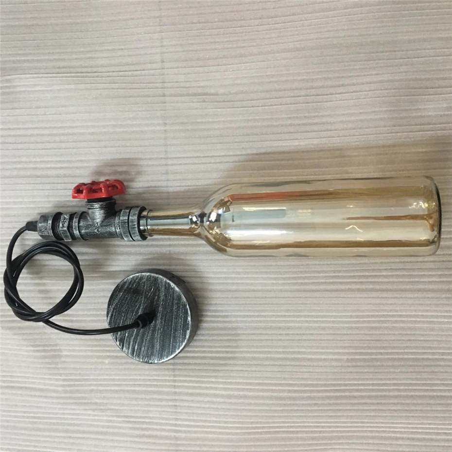 Creative Wine Bottle Style G4 Pendant Light Nordic Vintage Glass Hanging Lamp For Loft Kitchen Restaurant Cafe Bar Hotel Decor
Creative Wine Bottle Style G4 Pendant Light Nordic Vintage Glass Hanging Lamp For Loft Kitchen Restaurant Cafe Bar Hotel Decor