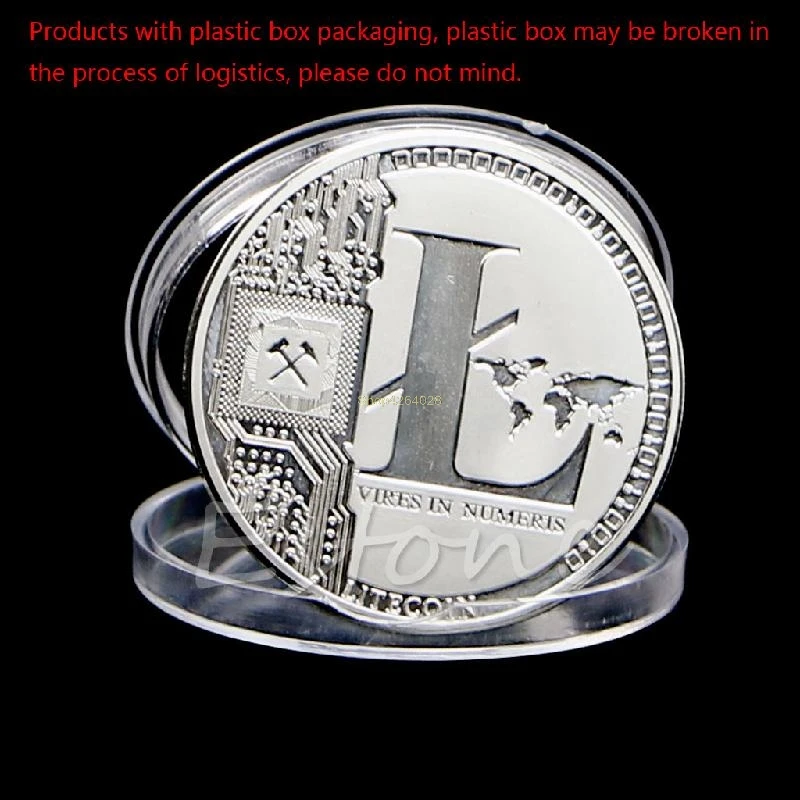 2021 Meaningful Commemorative Silver Plated 25 Litecoin Coins LTC Vires in Numeris Commemorative Coin
2021 Meaningful Commemorative Silver Plated 25 Litecoin Coins LTC Vires in Numeris Commemorative Coin