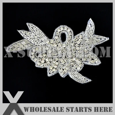 (25pcs/lot) Bridal Rhinestone Applique Beaded Patch for Custom Wedding Dress Decoration, X1-RAT2108
(25pcs/lot) Bridal Rhinestone Applique Beaded Patch for Custom Wedding Dress Decoration, X1-RAT2108