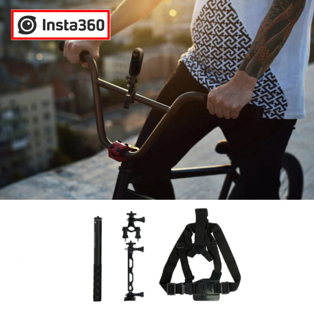 Набор для велосипеда Insta360/Аксессуары Insta360 ONE X и ONE|Аксессуары видеокамер 360°| |