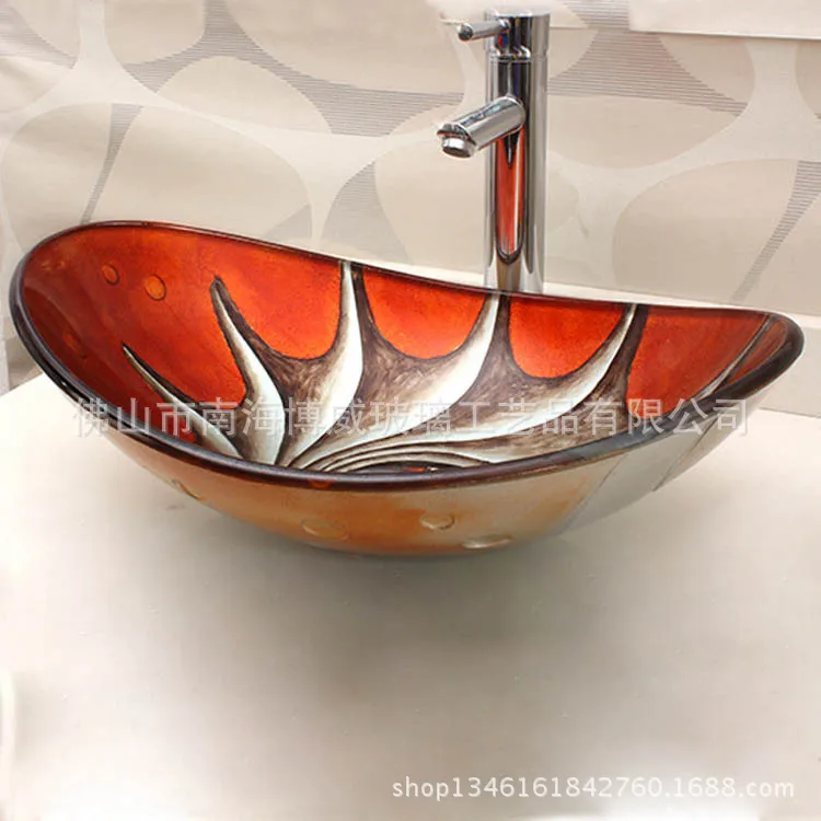Black Ya sanitary toughened glass basin countertop ingot shape art basin basin art basin
Black Ya sanitary toughened glass basin countertop ingot shape art basin basin art basin