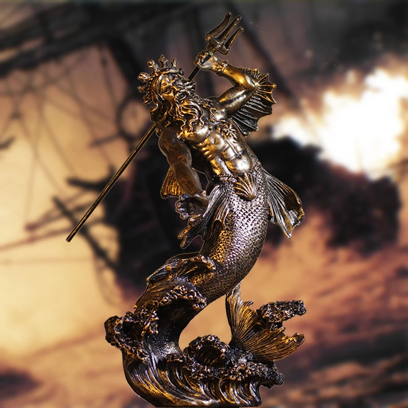 Ancient Greek Mythology Poseidon Warriors Crafts Sculpture Home Furnishing Statuette Office Decoration Poseidon Harvest God
Ancient Greek Mythology Poseidon Warriors Crafts Sculpture Home Furnishing Statuette Office Decoration Poseidon Harvest God