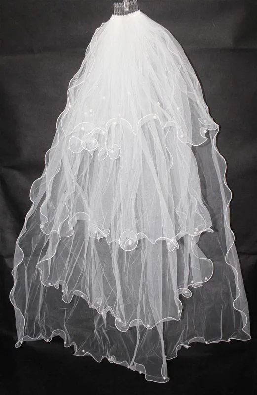 Custom Made New China Multi Layer Pencil Edge Veil For Adult Women Wedding Veils
Custom Made New China Multi Layer Pencil Edge Veil For Adult Women Wedding Veils