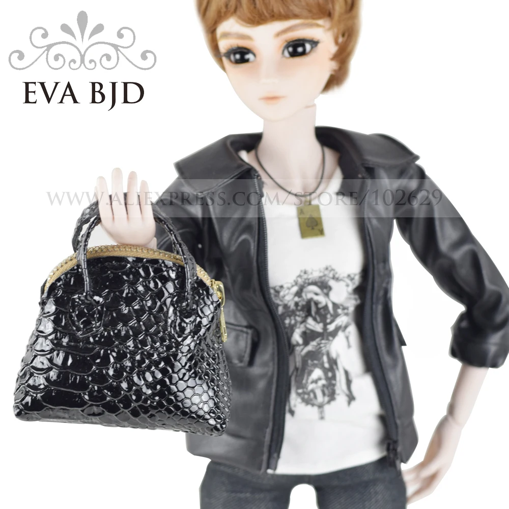 Мужская модная сумка из искусственной кожи для 1/3 1/4 BJD куклы blythee сумки на молнии