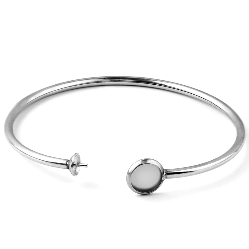Stainless Steel 10mm Cuff Bracelet Settings Round Cabochon Cameo Bases Trays Bezel Blank Base Setting for DIY Bracelet Craft
Stainless Steel 10mm Cuff Bracelet Settings Round Cabochon Cameo Bases Trays Bezel Blank Base Setting for DIY Bracelet Craft