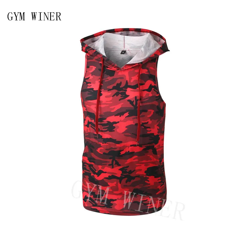 Bodybuilding Stringer Tank Top with hooded Mens Gyms Clothing Fitness Mens Sleeveless Vests Cotton Singlets Muscle Tankops
Bodybuilding Stringer Tank Top with hooded Mens Gyms Clothing Fitness Mens Sleeveless Vests Cotton Singlets Muscle Tankops