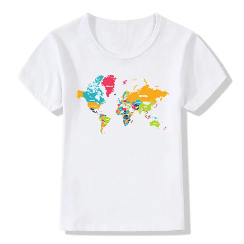 2019 Children Print World Map T-shirt O-Neck Short Sleeve Summer Kids Girls Boys Streetwear Casual T Shirt Baby Top Tee ooo729
2019 Children Print World Map T-shirt O-Neck Short Sleeve Summer Kids Girls Boys Streetwear Casual T Shirt Baby Top Tee ooo729