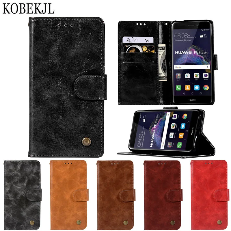 Чехол-книжка для Huawei P9 Lite 2017 чехол из искусственной кожи PRA-LX1 PRA-LA1 P9Lite флип-чехол |