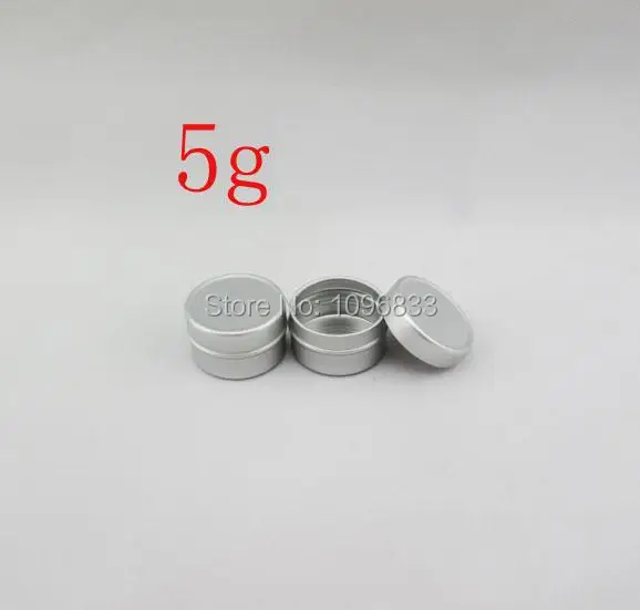 100pcs/lot, 5g Aluminum Jar, Cosmetic Cream Jar, Aluminum Metal Packaging Box , Tin Containers
100pcs/lot, 5g Aluminum Jar, Cosmetic Cream Jar, Aluminum Metal Packaging Box , Tin Containers