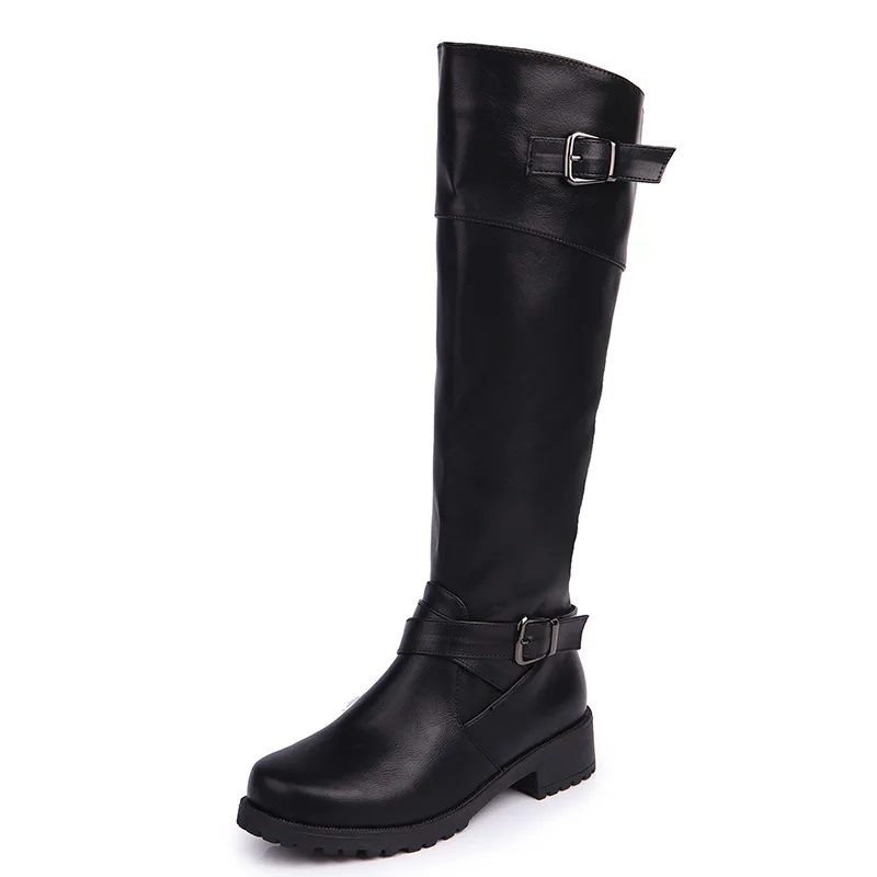 42, 43 Genuine Leather High Quality Women Motorcycles Boots Knee High Female Fall and Winter Boots
42, 43 Genuine Leather High Quality Women Motorcycles Boots Knee High Female Fall and Winter Boots