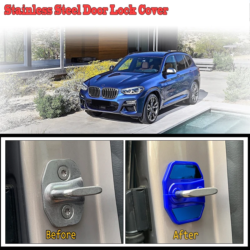 Karcng Auto Door lock protecting Strip cover Stickers Trim Interior Accessories for BMW X3 G01 5 series G30 G38 6 series GT
Karcng Auto Door lock protecting Strip cover Stickers Trim Interior Accessories for BMW X3 G01 5 series G30 G38 6 series GT