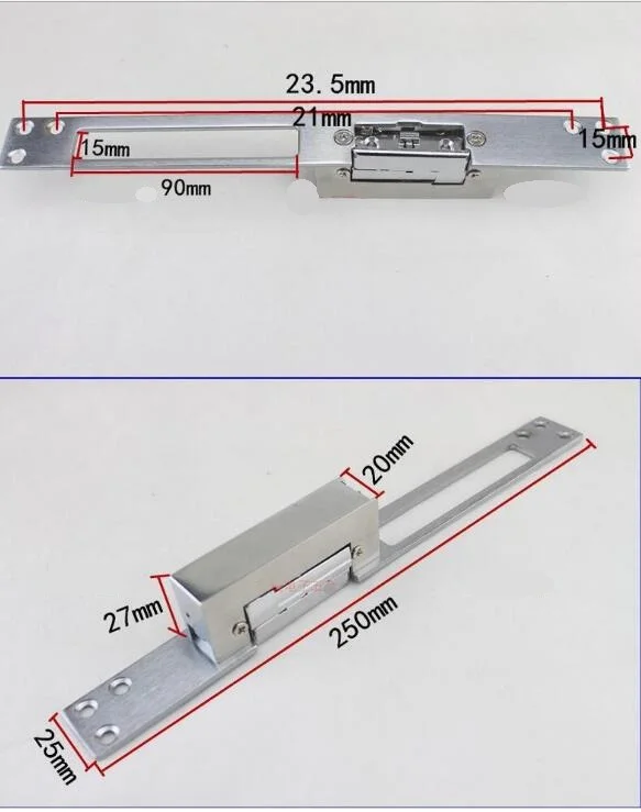 Fail Secure NO NC Electric Strike Door Lock For Access Control System Wooden Door, Metal Door, PVC Door Fail Secure/ Safe
Fail Secure NO NC Electric Strike Door Lock For Access Control System Wooden Door, Metal Door, PVC Door Fail Secure/ Safe