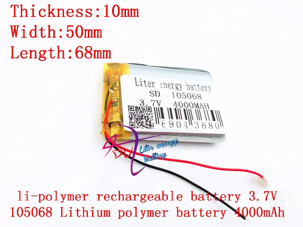 best battery brand Size 105068 3.7V 4000mah Lithium polymer Battery with Protection Board For PDA Tablet PCs Digital Products
best battery brand Size 105068 3.7V 4000mah Lithium polymer Battery with Protection Board For PDA Tablet PCs Digital Products
