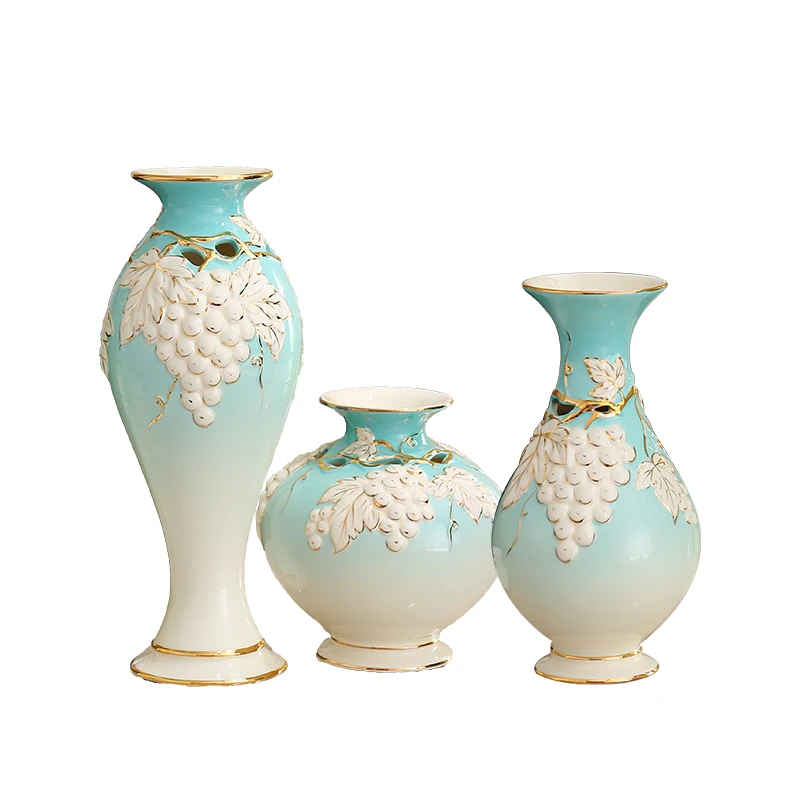 European Ceramic Vase Decoration flower vase table living room decor modern simulation set flower mistress
European Ceramic Vase Decoration flower vase table living room decor modern simulation set flower mistress