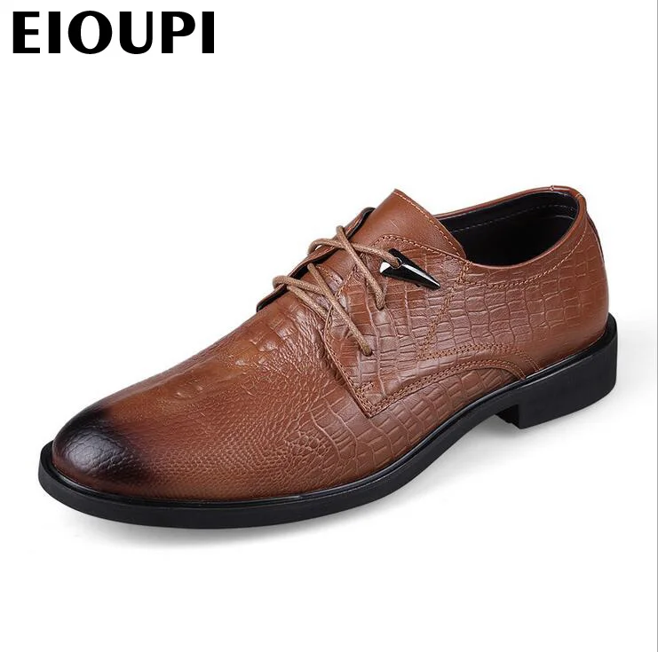EIOUPI new design top oxfords real crocodile grain leather mens formal business shoe men dress breathable shoes lh997
EIOUPI new design top oxfords real crocodile grain leather mens formal business shoe men dress breathable shoes lh997