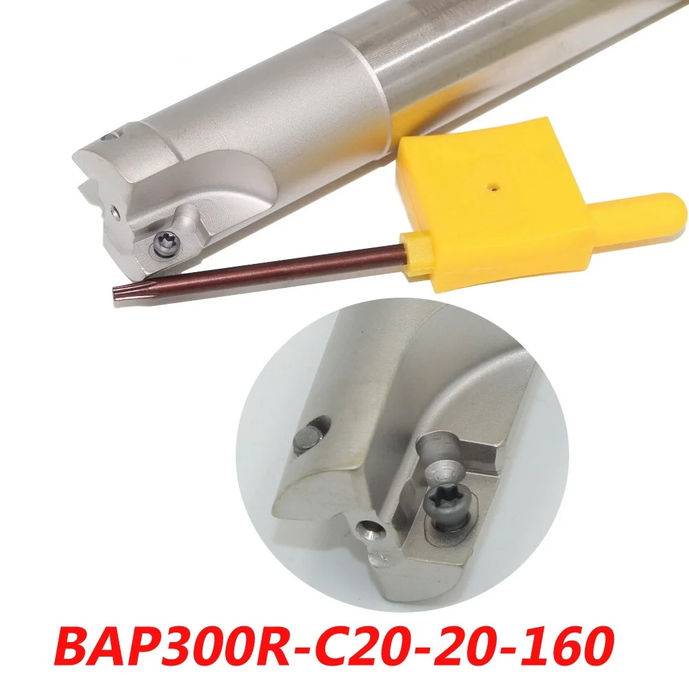 Free Shipping BAP300R-C20-20-160 Indexable Face Milling Cutter Tools For APMT1135 Carbide Inserts Suitable For NC/CNC Machine
Free Shipping BAP300R-C20-20-160 Indexable Face Milling Cutter Tools For APMT1135 Carbide Inserts Suitable For NC/CNC Machine