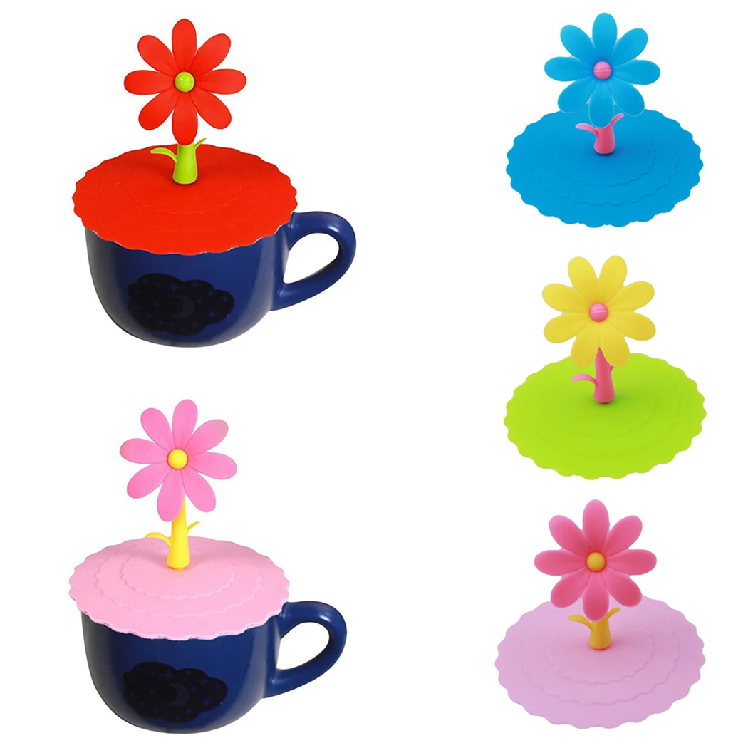 5PCS Coffee Mug Lid Cap Cup Lid Cute Sunflower Silicone Mug Lid Cup Cover Mug Cover Cute Anti-dust Glass Cup Cover
5PCS Coffee Mug Lid Cap Cup Lid Cute Sunflower Silicone Mug Lid Cup Cover Mug Cover Cute Anti-dust Glass Cup Cover