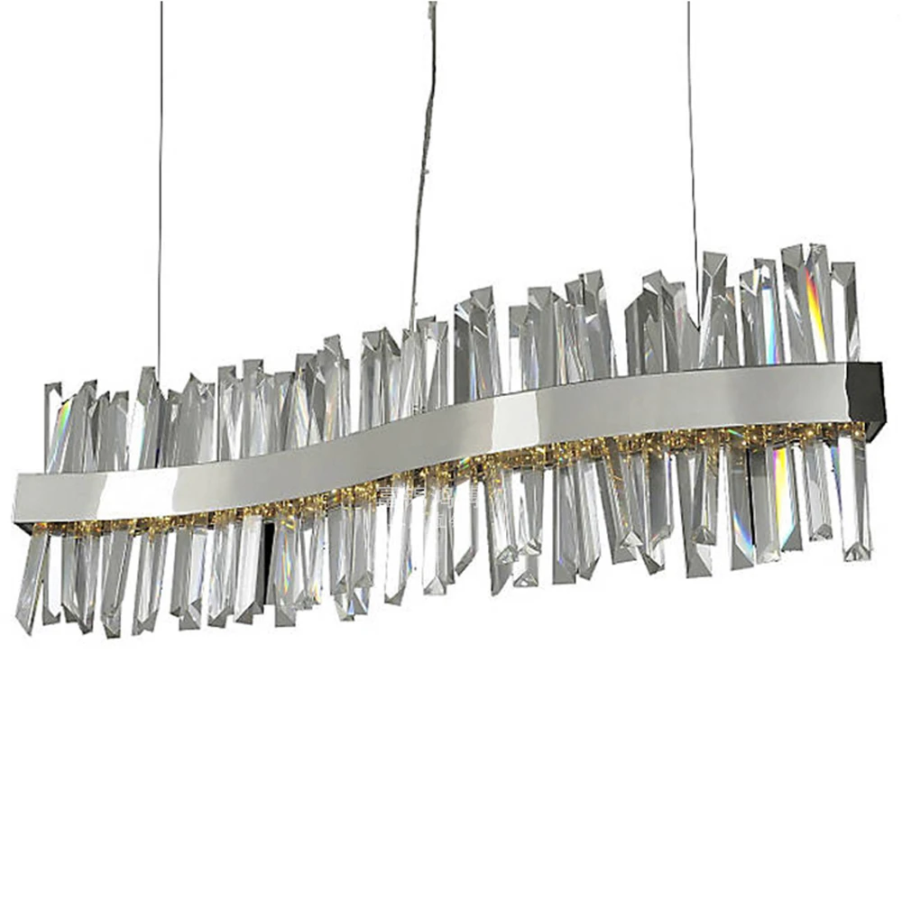 New Wave Design Crystal Pendant Lights Modern Lamp AC110V 220V Home Decoration Hanglampen Bar Lighting
New Wave Design Crystal Pendant Lights Modern Lamp AC110V 220V Home Decoration Hanglampen Bar Lighting