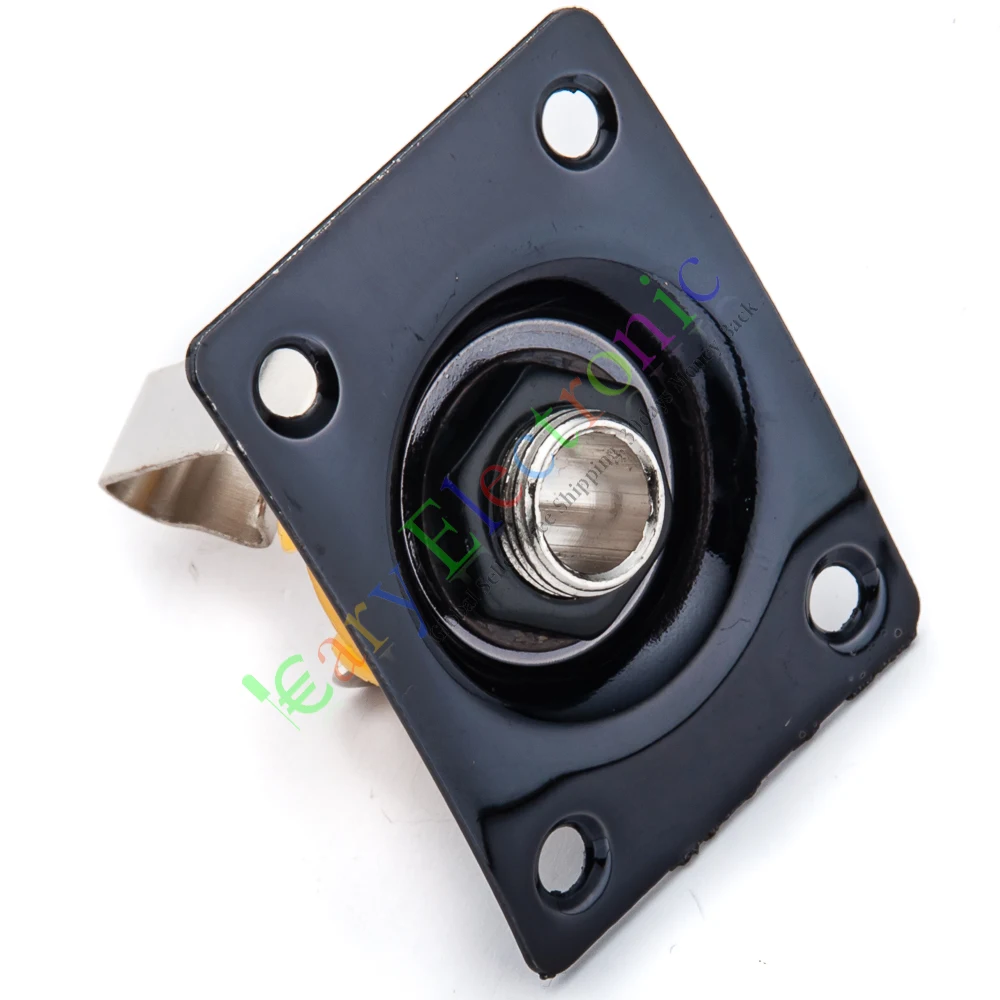 Wholesale and retail 4pc Black Square Jack Plate Socket to fit LP Tele Style Electronic Guitar Parts free shipping
Wholesale and retail 4pc Black Square Jack Plate Socket to fit LP Tele Style Electronic Guitar Parts free shipping