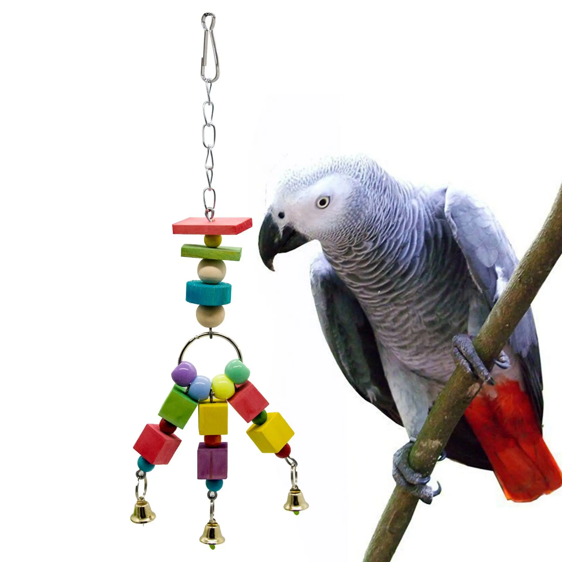 1PCS Small and Medium-sized Parrot Supplies Bird Toys Color Wood Bite Strings Bite Toys
1PCS Small and Medium-sized Parrot Supplies Bird Toys Color Wood Bite Strings Bite Toys