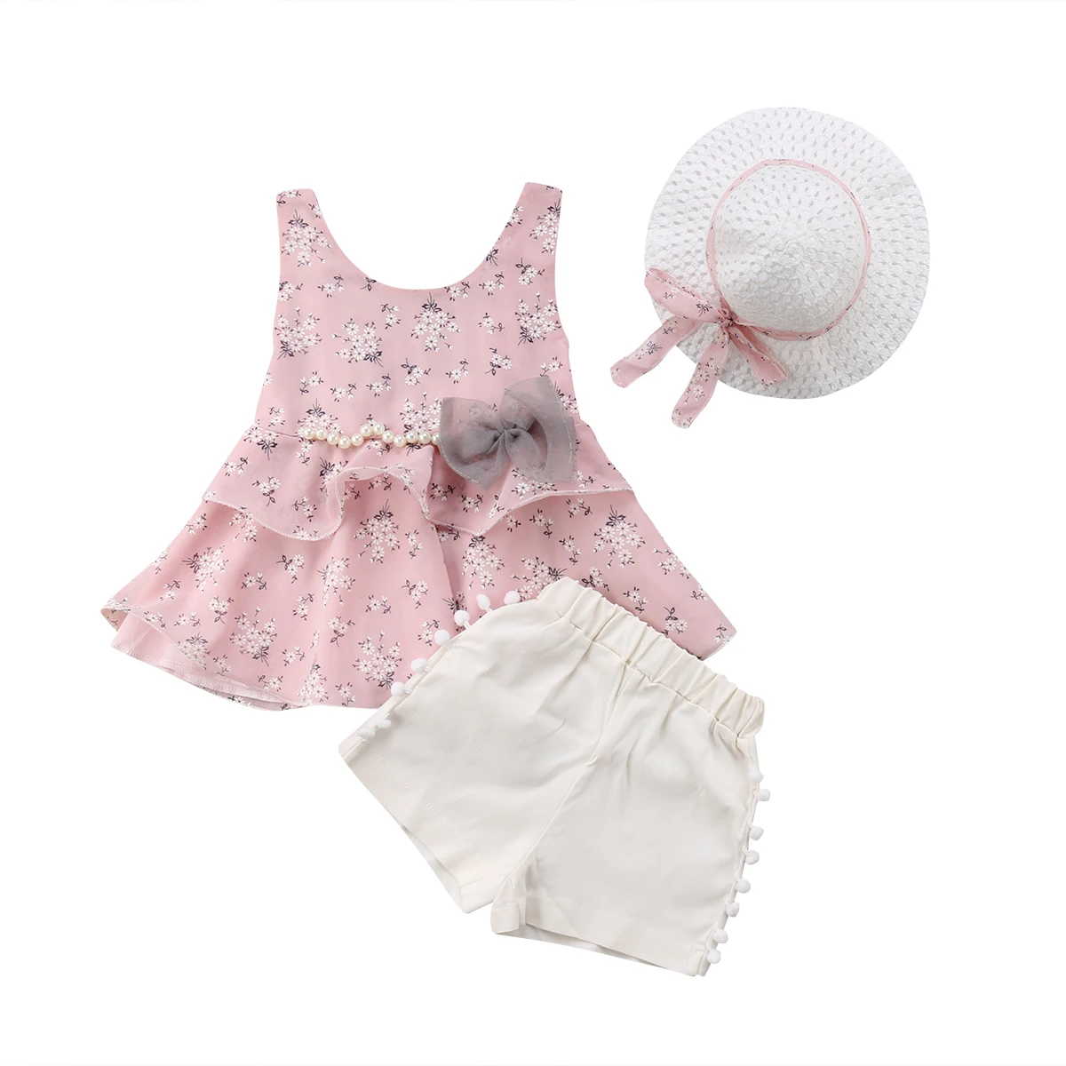 Kids Baby Girl Summer Clothes Cotton T-shirt +Short Denim Pants Kid 3Pcs Outfits Size 3-7T
Kids Baby Girl Summer Clothes Cotton T-shirt +Short Denim Pants Kid 3Pcs Outfits Size 3-7T