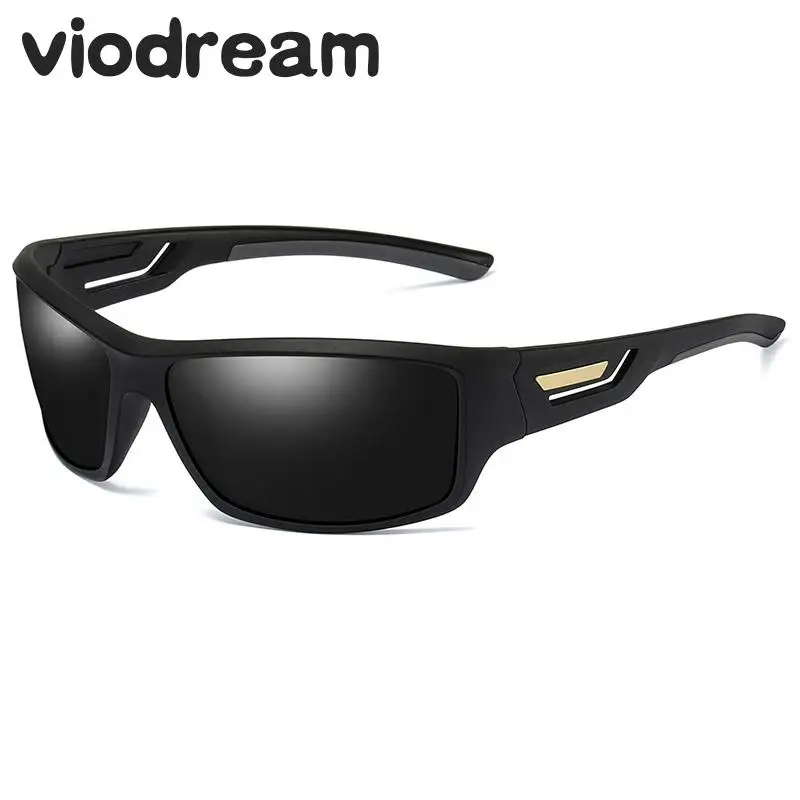 Мужские солнцезащитные очки Viodream поляризационные из пластика и титана ночного
