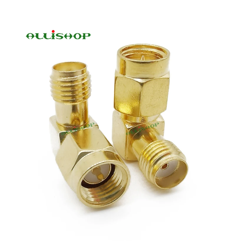 SMA Female Jack to SMA Male Plug 90 Degree Right Angle in Series RF Coaxial Coax Assembly RF SMA Adapter Connector Gold Plated
SMA Female Jack to SMA Male Plug 90 Degree Right Angle in Series RF Coaxial Coax Assembly RF SMA Adapter Connector Gold Plated