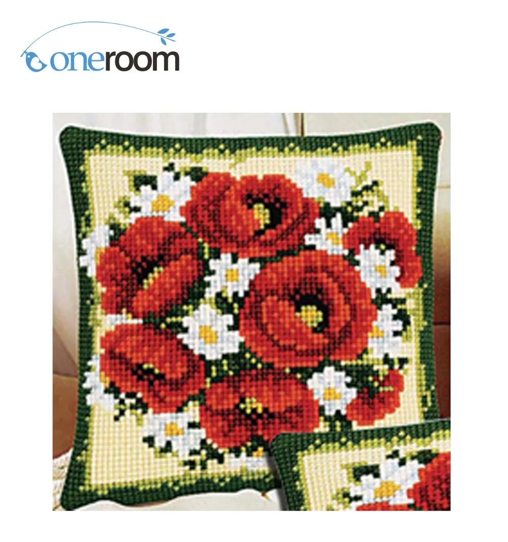 Red Poppy flowersDIY Needlework Kit Unfinished Acrylic Yarn Embroidery Pillow Tapestry Canvas Cushion Front Cross Stitch
Red Poppy flowersDIY Needlework Kit Unfinished Acrylic Yarn Embroidery Pillow Tapestry Canvas Cushion Front Cross Stitch